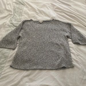 H&M knit sweater gray